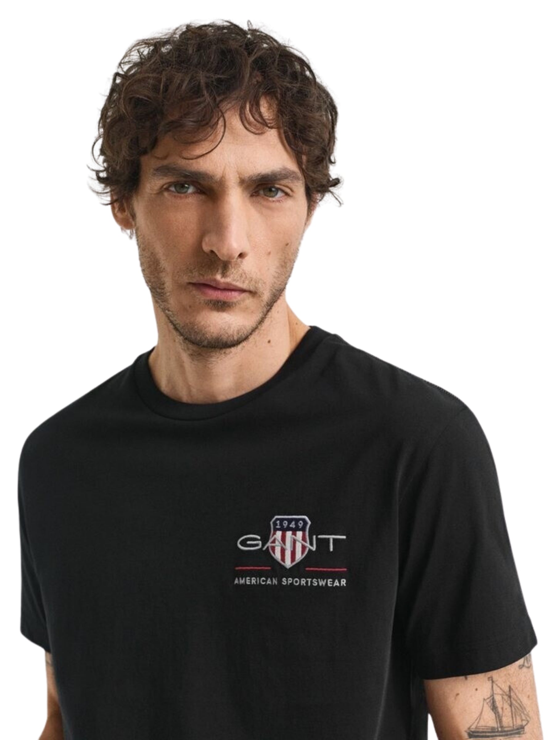 Gant | Mens Embroidered Archive Shield T-Shirt