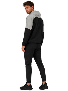 Kruze | Mens Colour Block Hooded Tracksuit Set