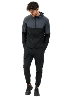 Kruze | Mens Colour Block Hooded Tracksuit Set