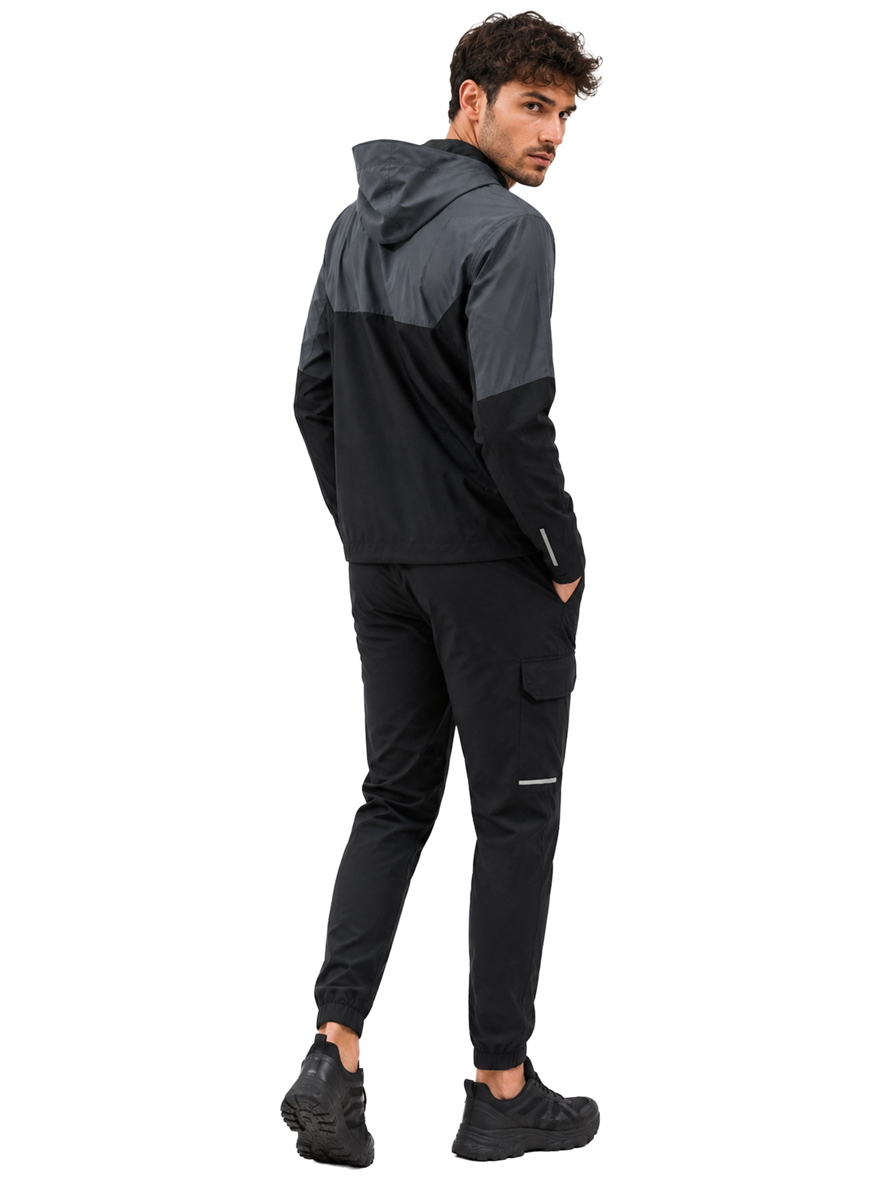 Kruze | Mens Colour Block Hooded Tracksuit Set