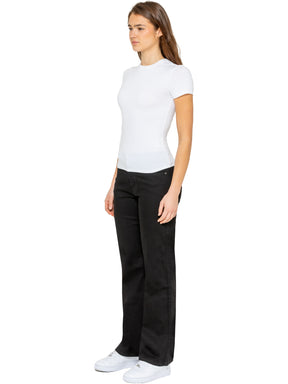 Enzo | Womens Wide Leg Jeans