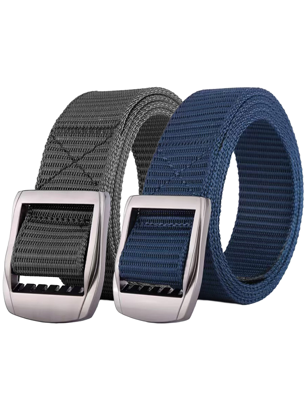 Enzo | Mens Canvas Webbing Belts 2 Pack
