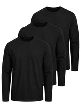 Kruze | Mens Long Sleeve T-Shirts 3 Pack