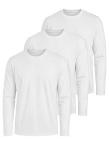 Kruze | Mens Long Sleeve T-Shirts 3 Pack