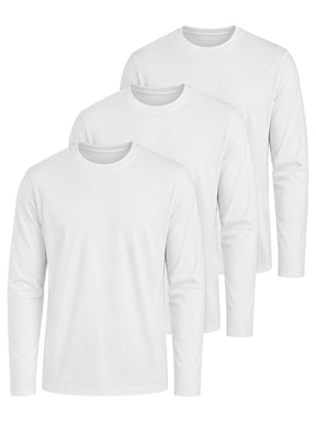 Kruze | Mens Long Sleeve T-Shirts 3 Pack