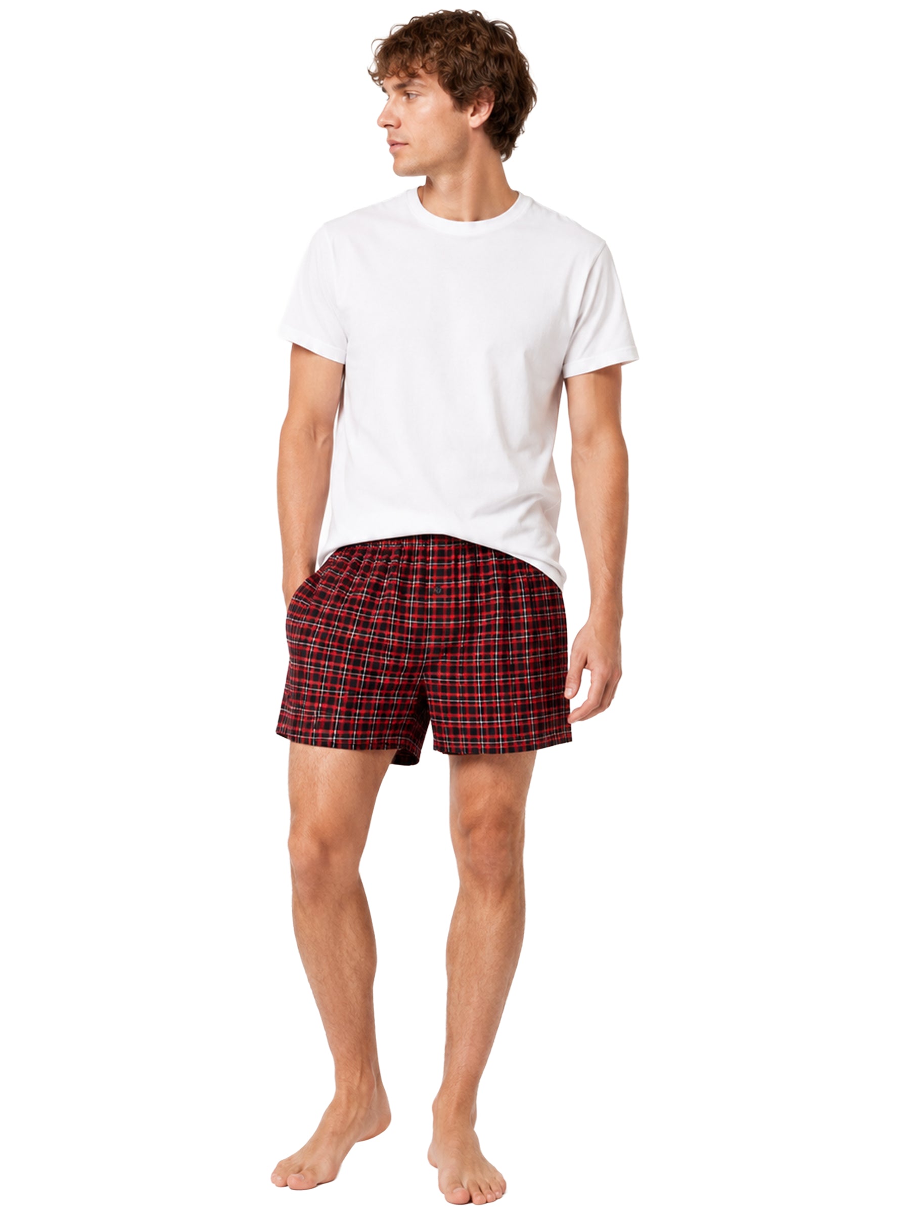 Kruze | Mens Woven Boxers Assorted 6 Pack