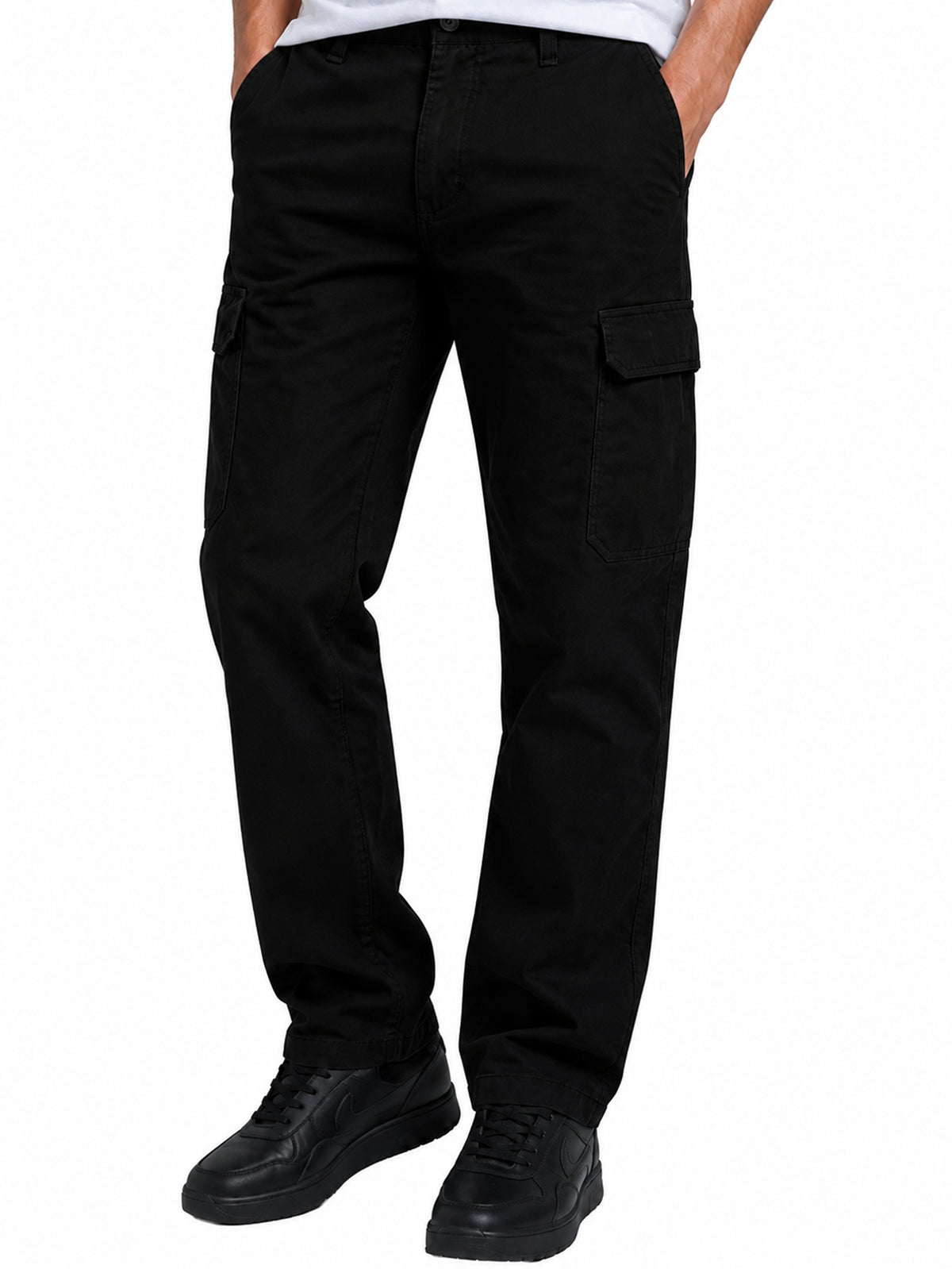 Blue Circle | Mens Straight Leg Cargo Trousers
