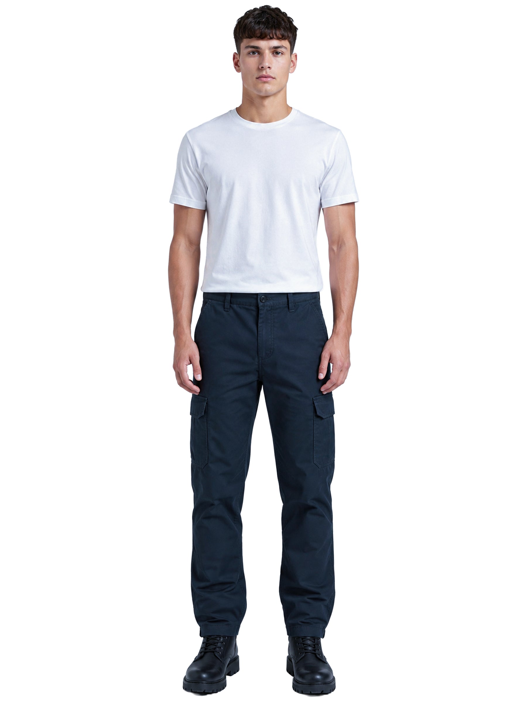Blue Circle | Mens Straight Leg Cargo Work Trousers