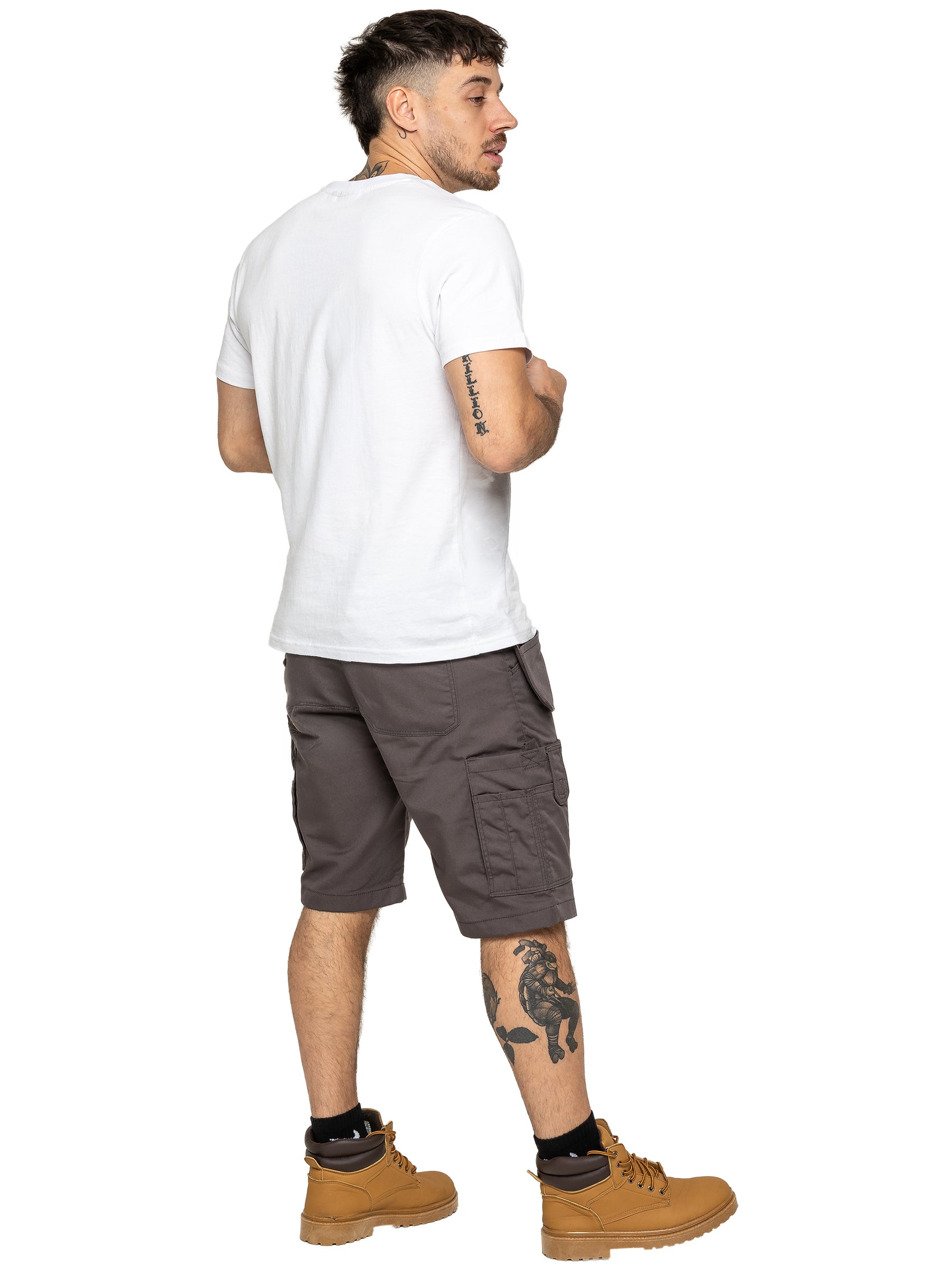 Kruze | Mens Utility Cargo Work Shorts