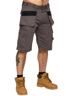 Kruze | Mens Utility Cargo Work Shorts