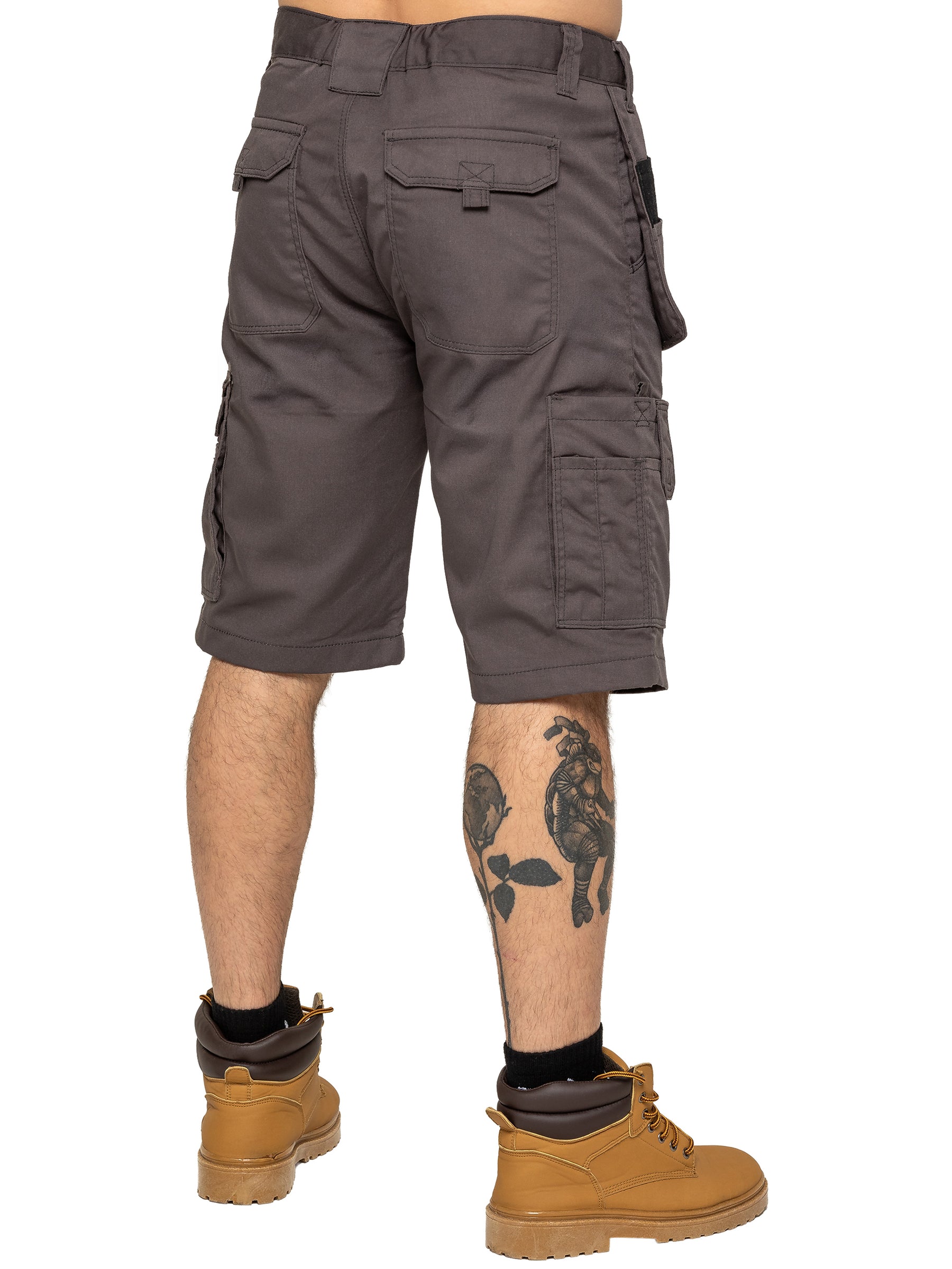 Kruze | Mens Utility Cargo Work Shorts