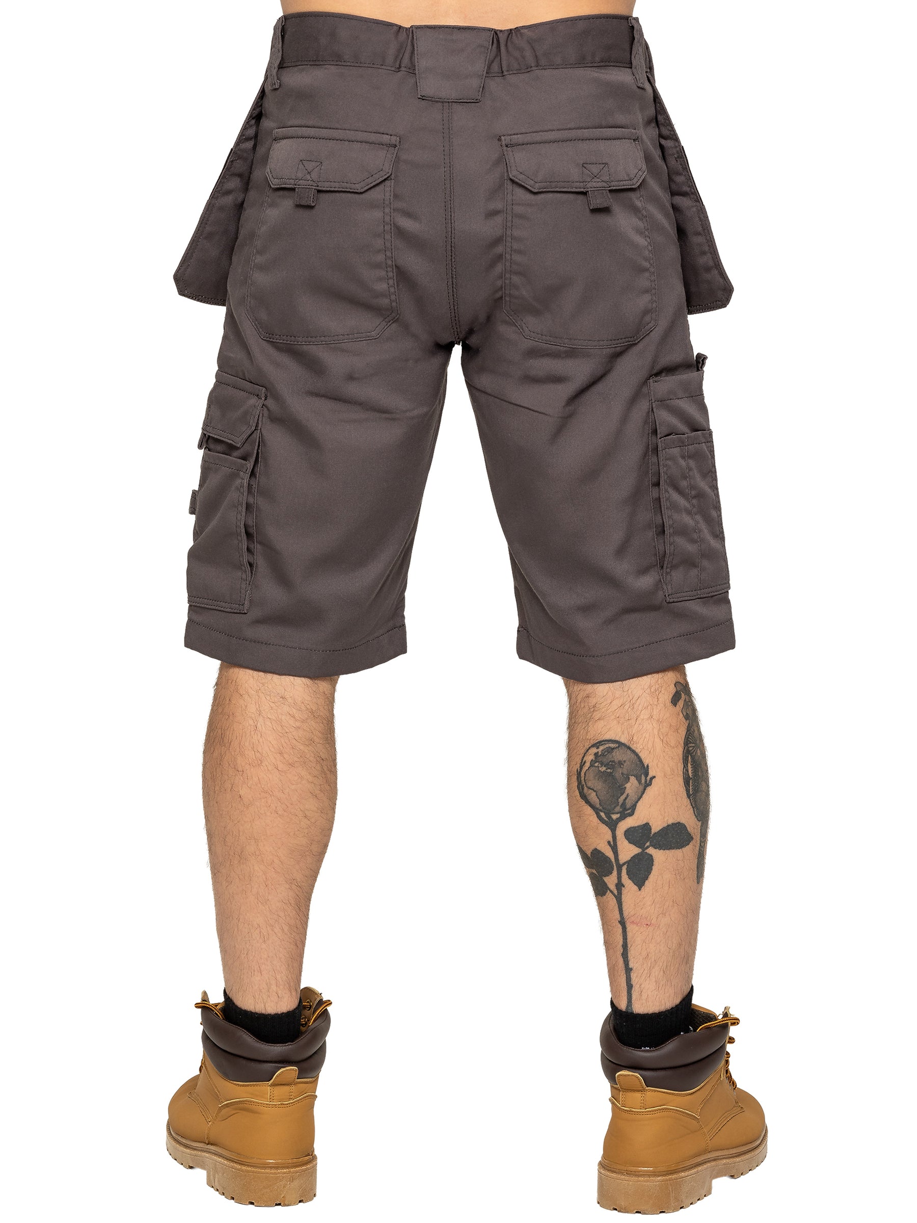 Kruze | Mens Utility Cargo Work Shorts