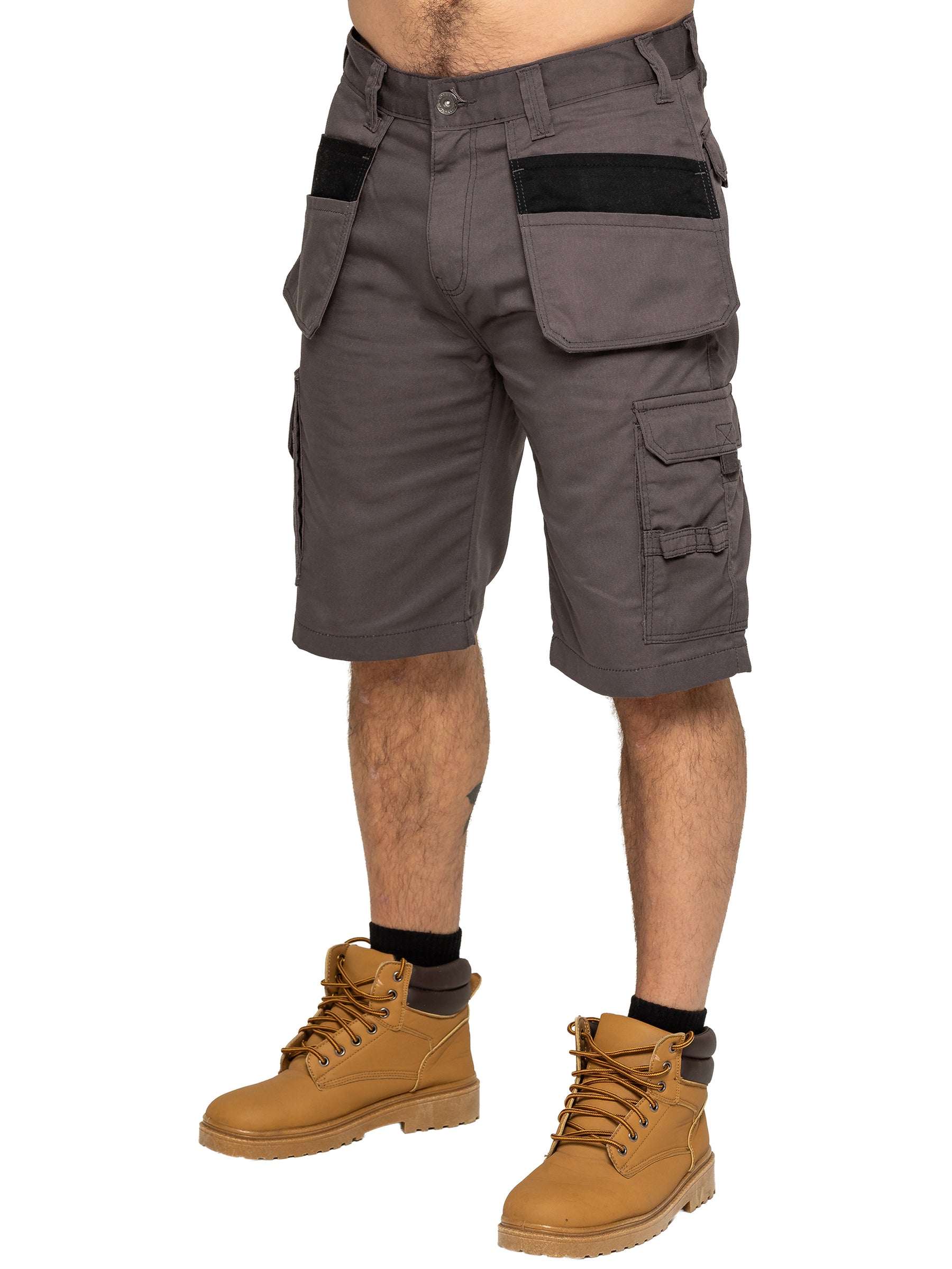 Kruze | Mens Utility Cargo Work Shorts