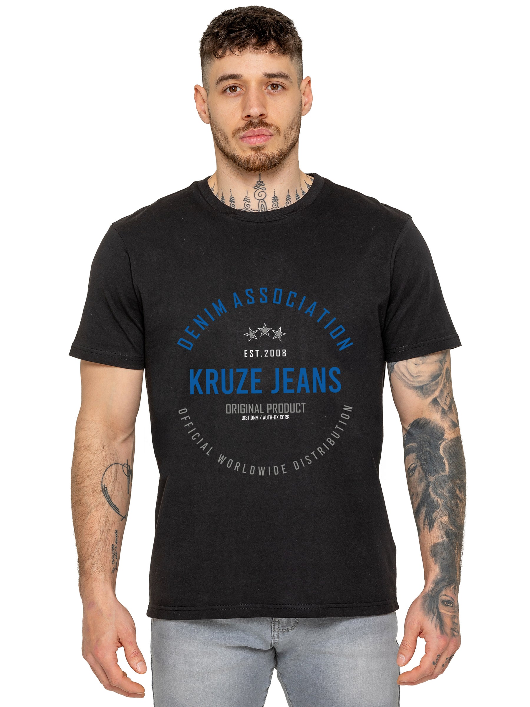 Kruze | Mens Printed T-Shirt 3 Pack