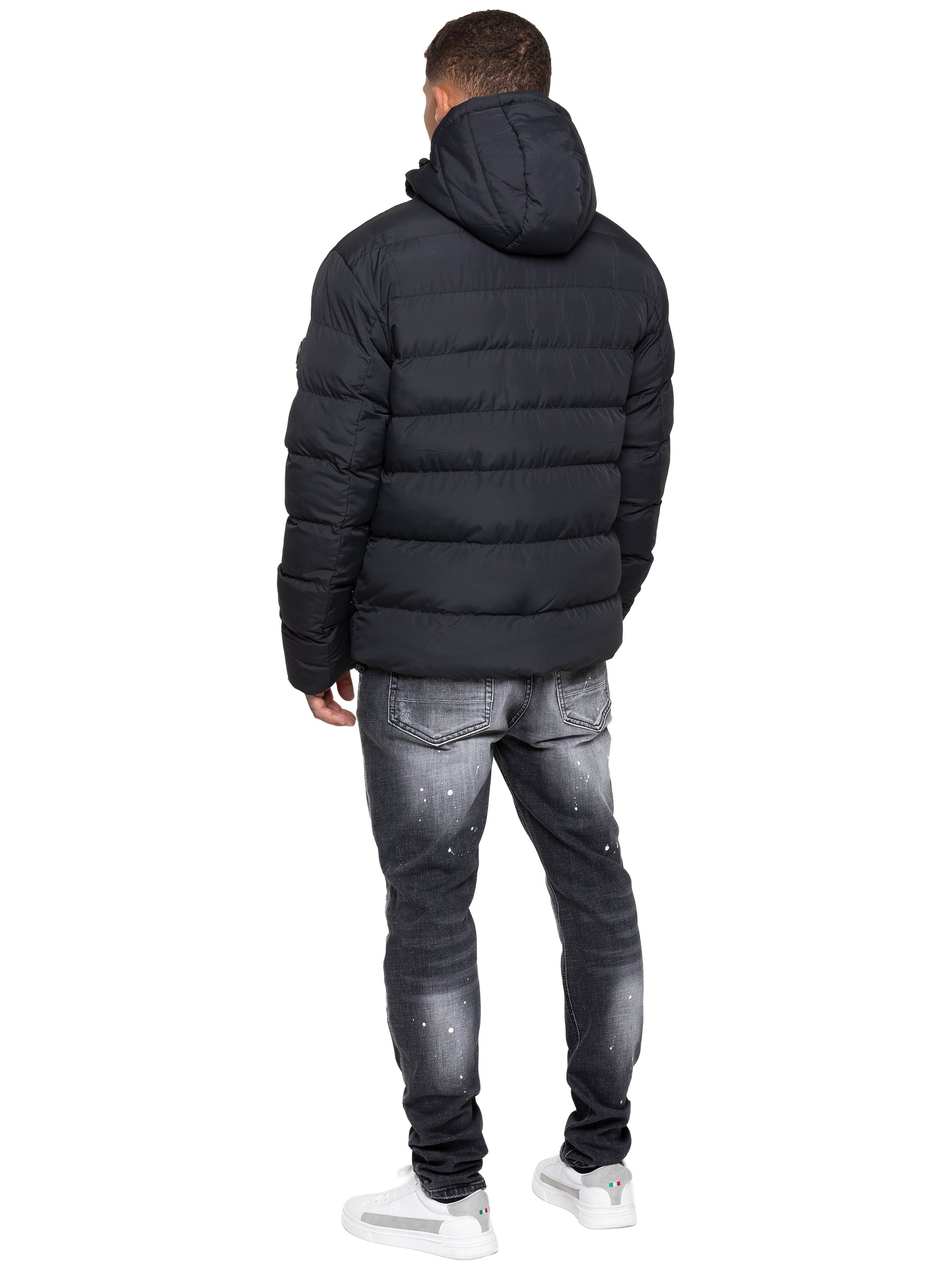 Enzo Milano | Mens Hooded Puffer Jacket