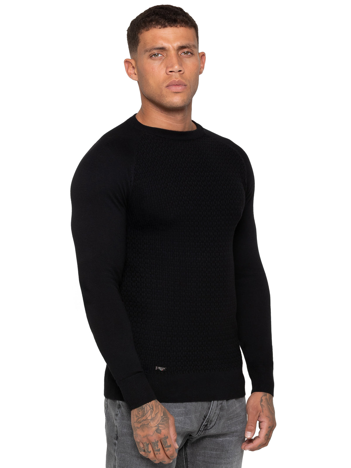 Enzo | Mens Crew Neck Knit Jumper