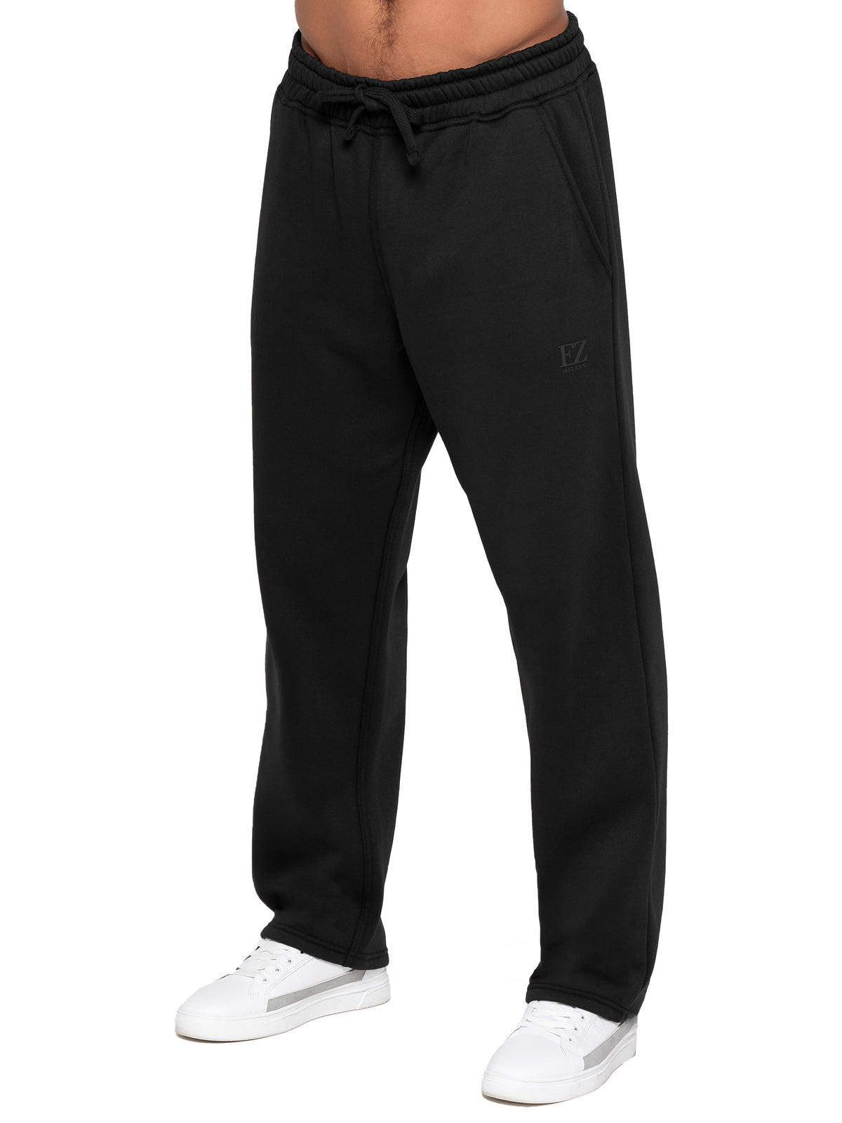 Enzo Milano | Mens Open Hem Joggers