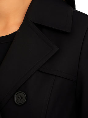 Enzo | Womens Long Trench Coat