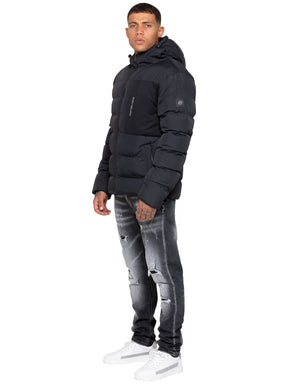 Enzo Milano | Mens Hooded Puffer Jacket