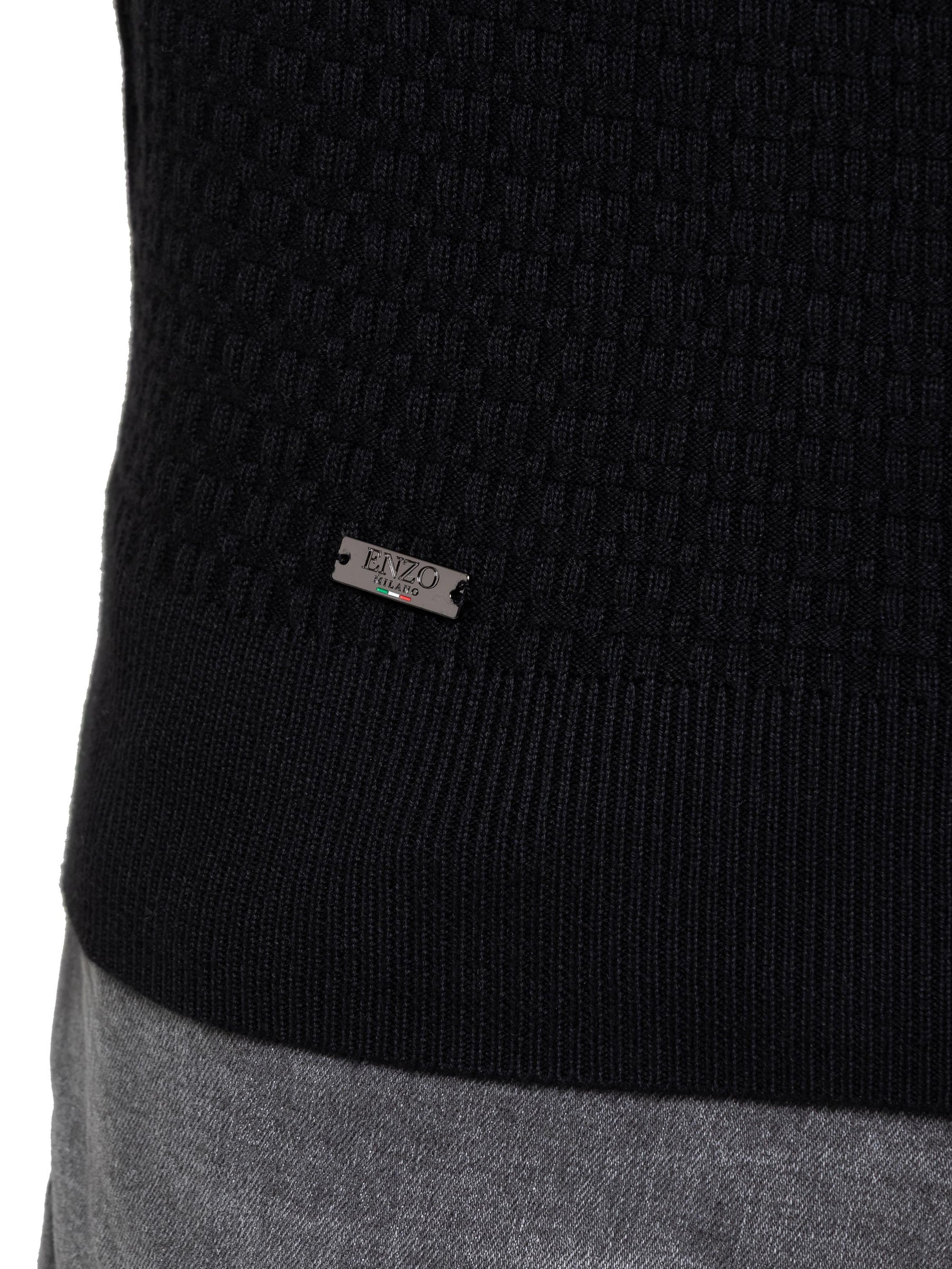 Enzo | Mens Crew Neck Knit Jumper