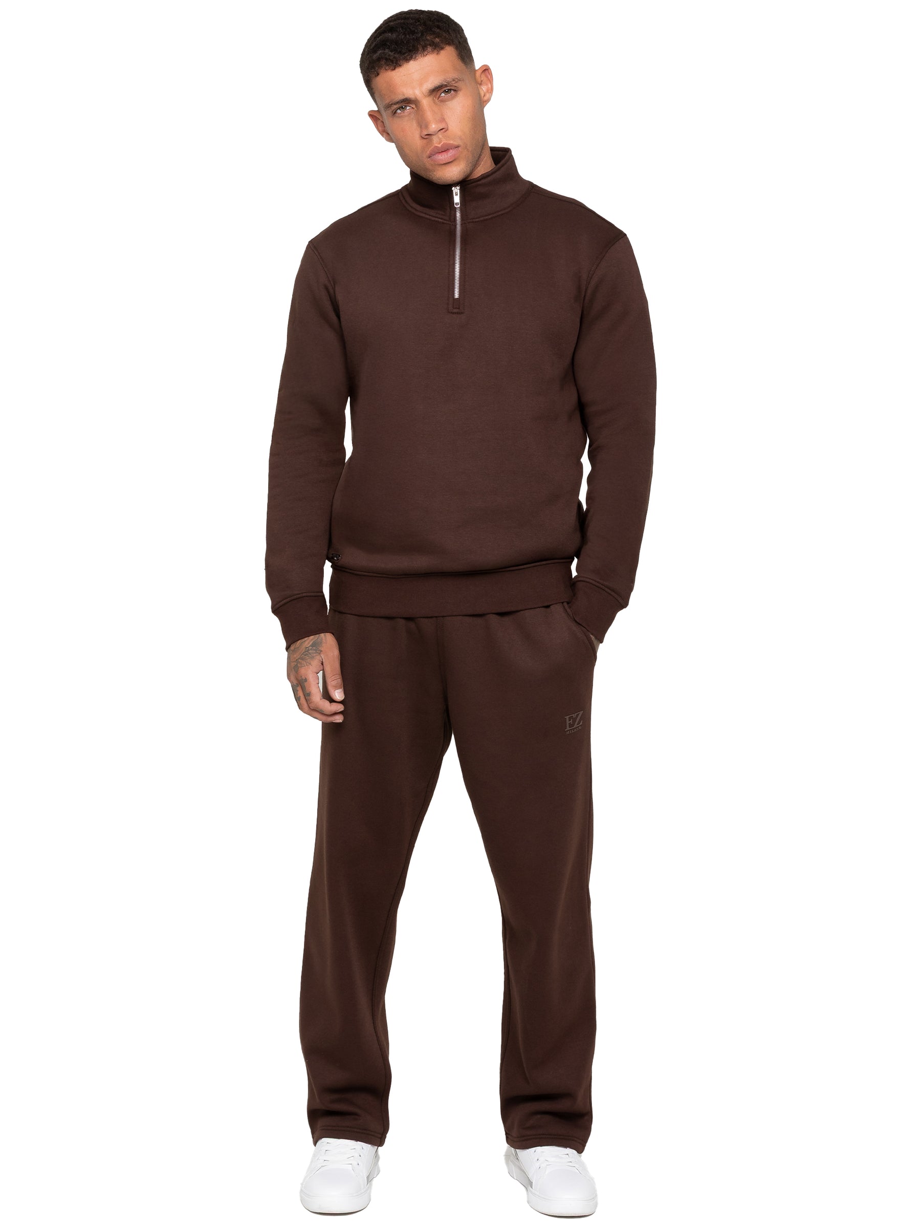 Enzo Milano | Mens Half Zip Sweatshirt