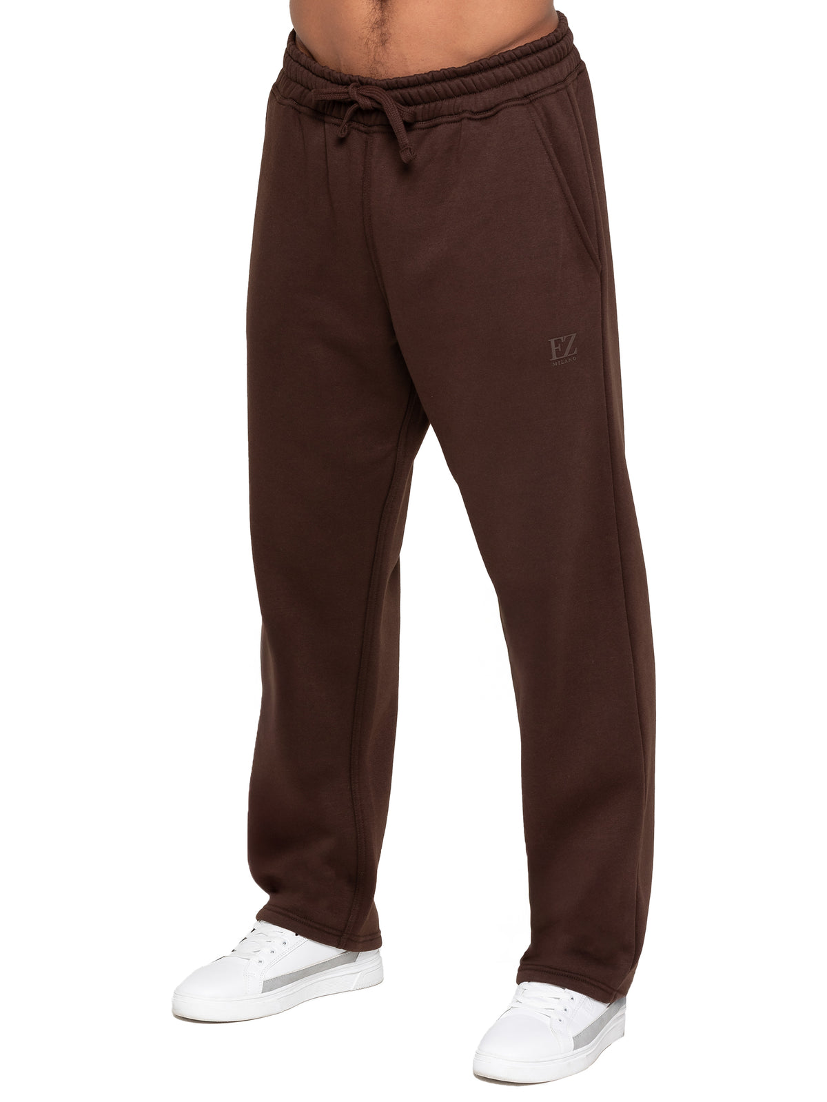 Enzo Milano | Mens Open Hem Joggers