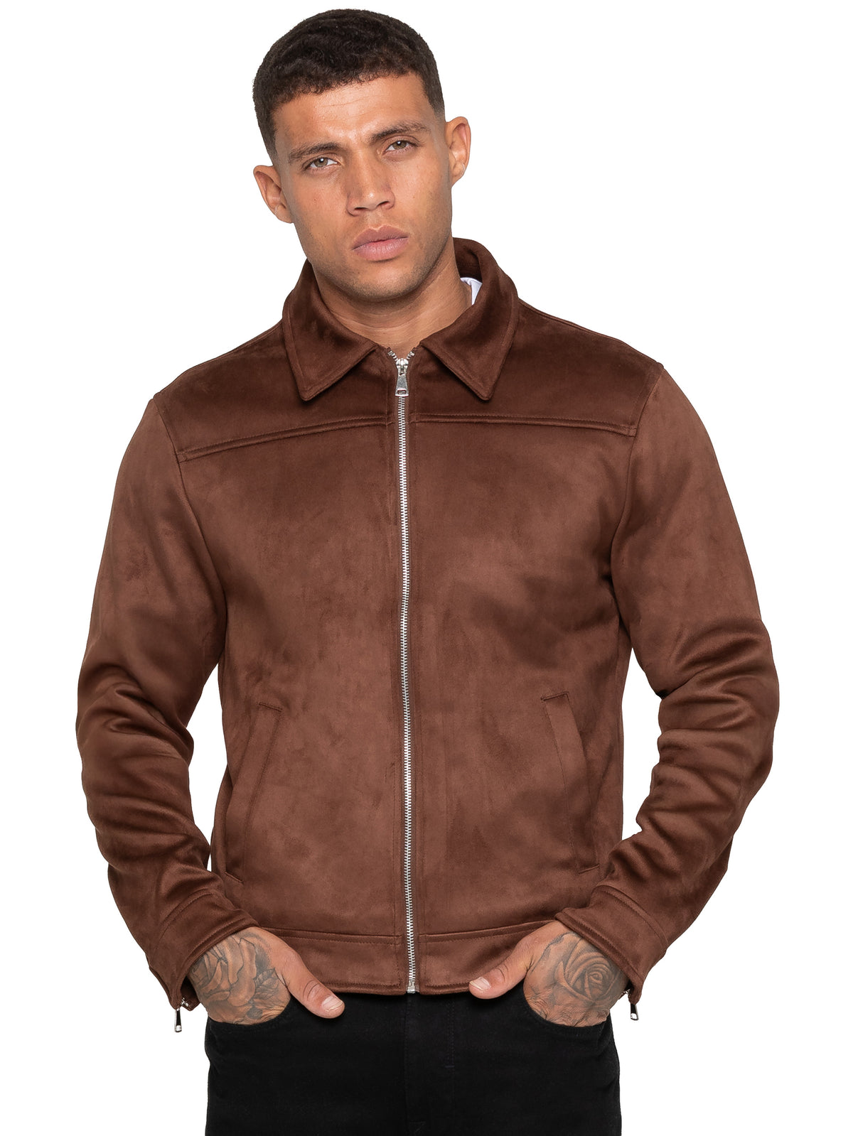 Enzo Milano | Mens Suede Jacket