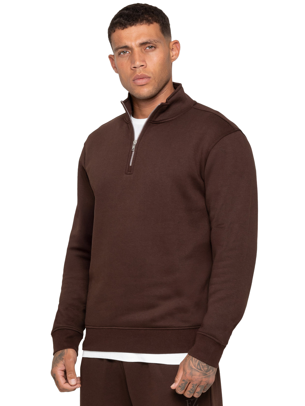 Enzo Milano | Mens Half Zip Sweatshirt