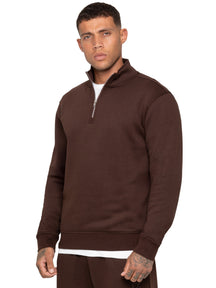 Enzo Milano | Mens Half Zip Sweatshirt