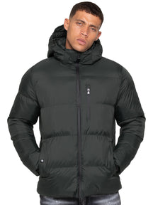 Kruze | Mens Hooded Puffer Jacket