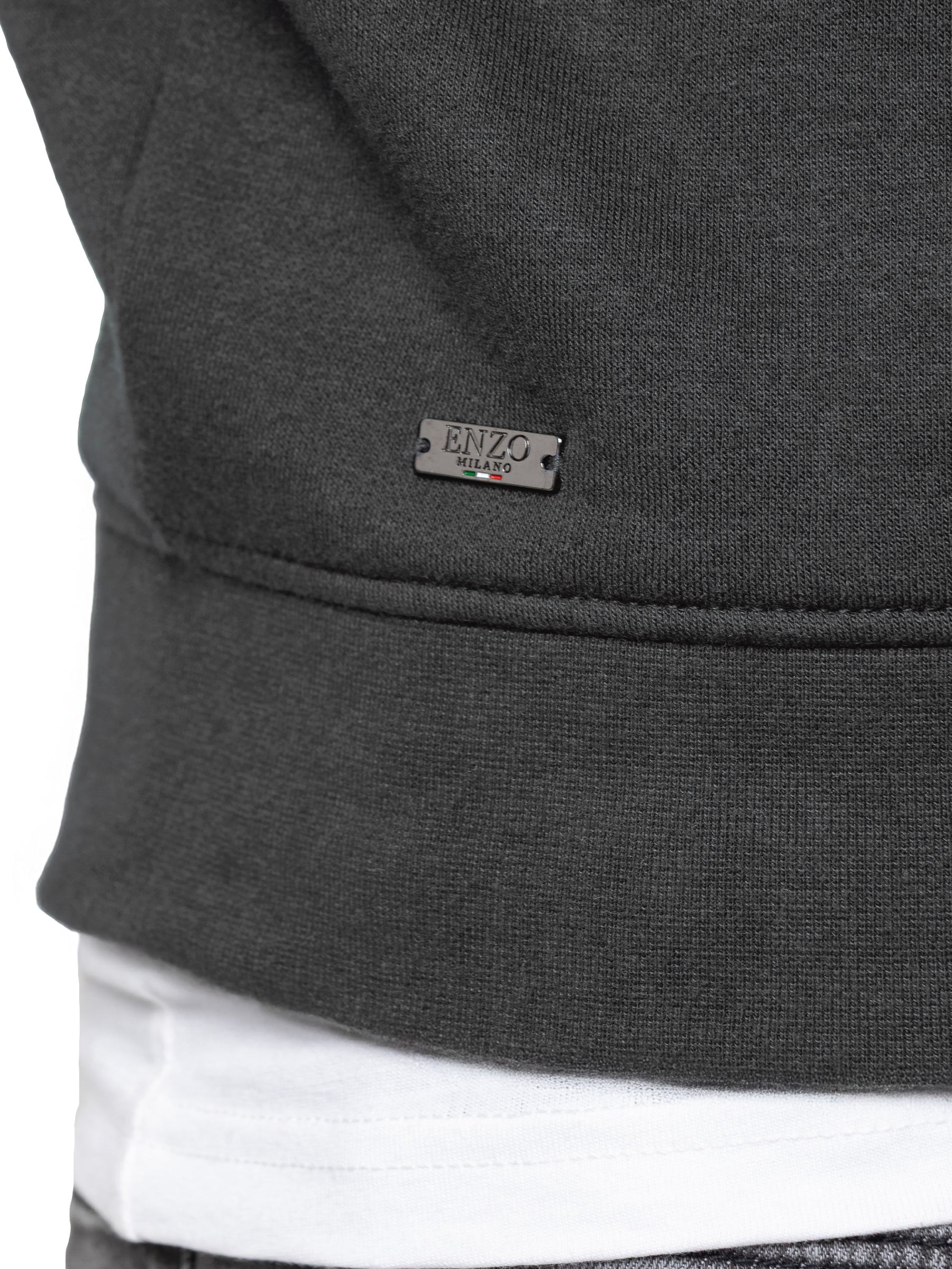 Enzo Milano | Mens Half Zip Sweatshirt