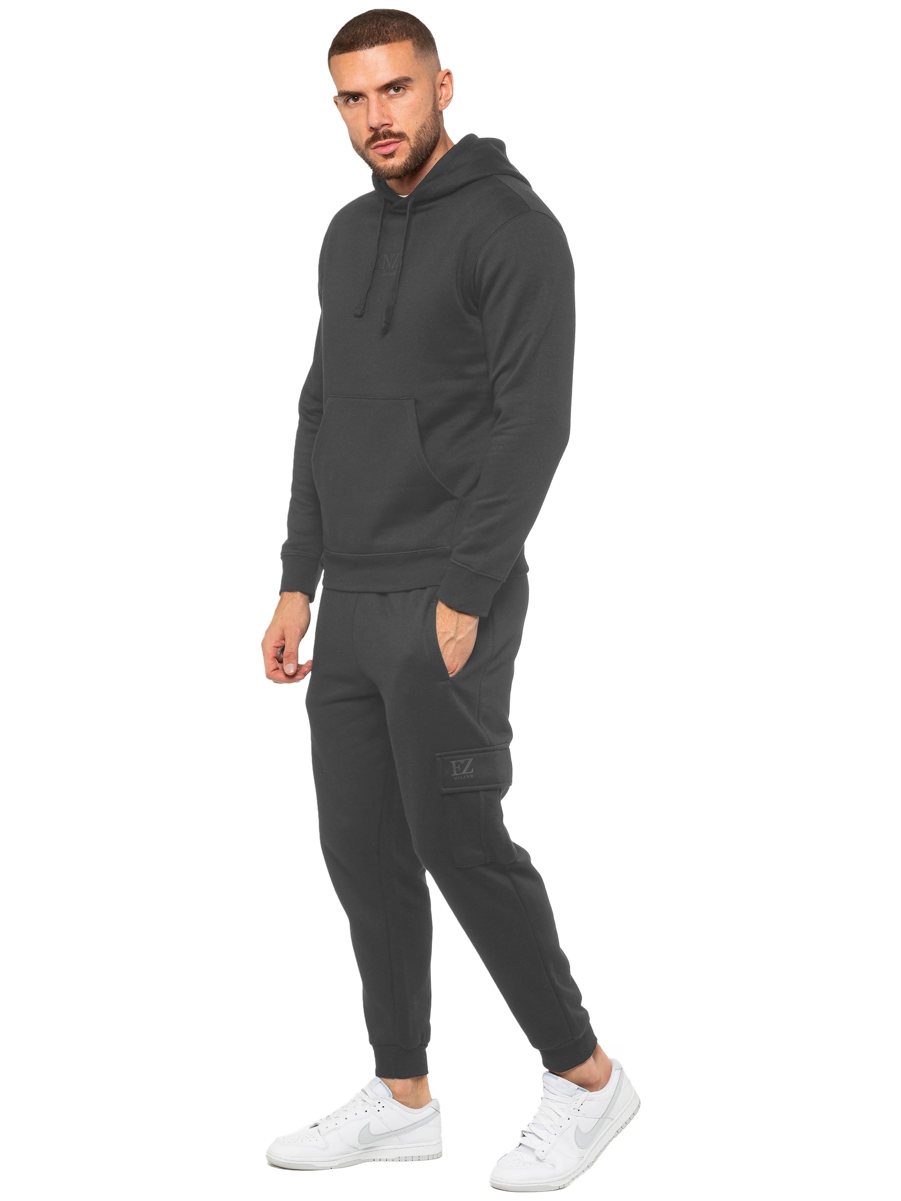 Enzo | Mens Pullover Hoodie Tracksuit Set