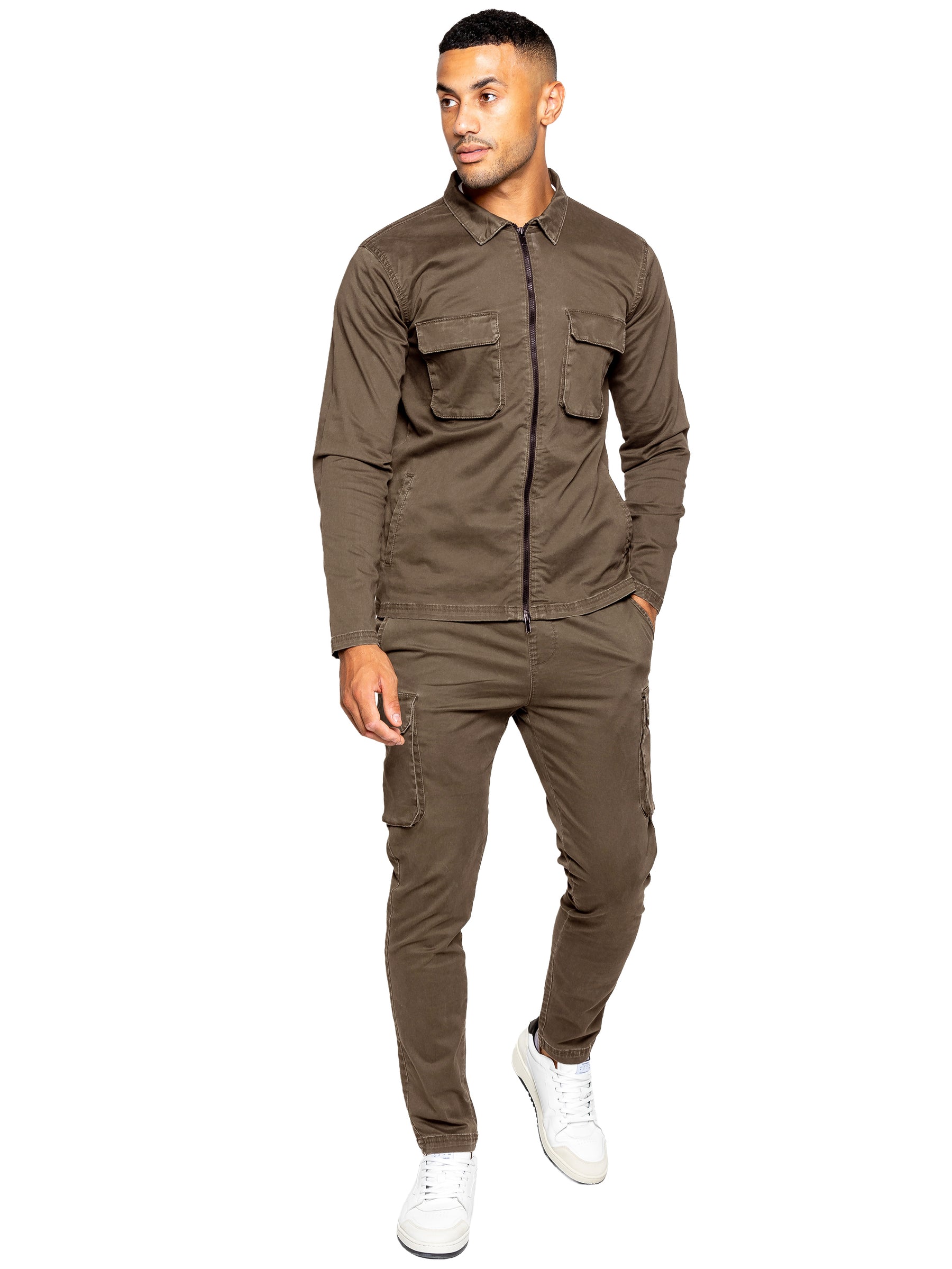 Enzo | Mens Cargo Trousers