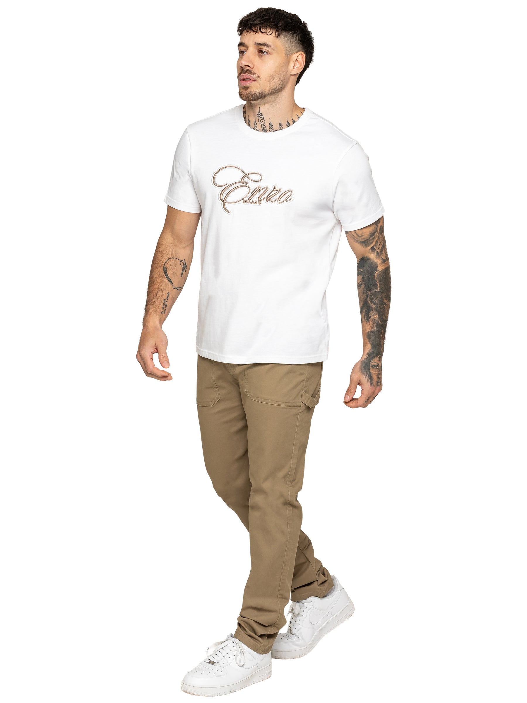 Enzo | Mens Utility Work Trousers