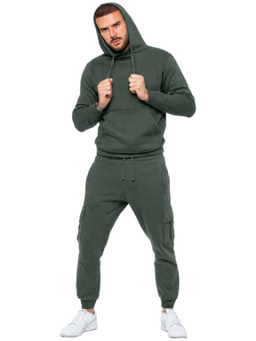 Enzo | Mens Pullover Hoodie Tracksuit Set