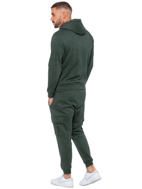 Enzo | Mens Pullover Hoodie Tracksuit Set