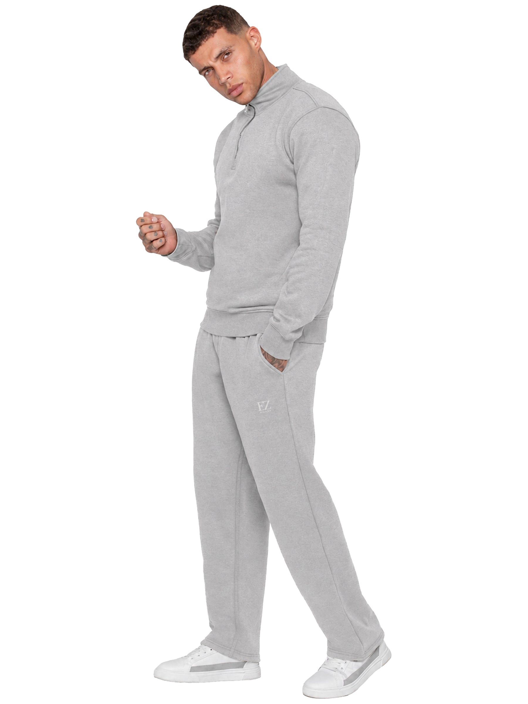 Enzo Milano | Mens Open Hem Joggers