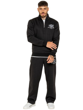 Enzo Milano | Mens Printed Motif Tracksuit