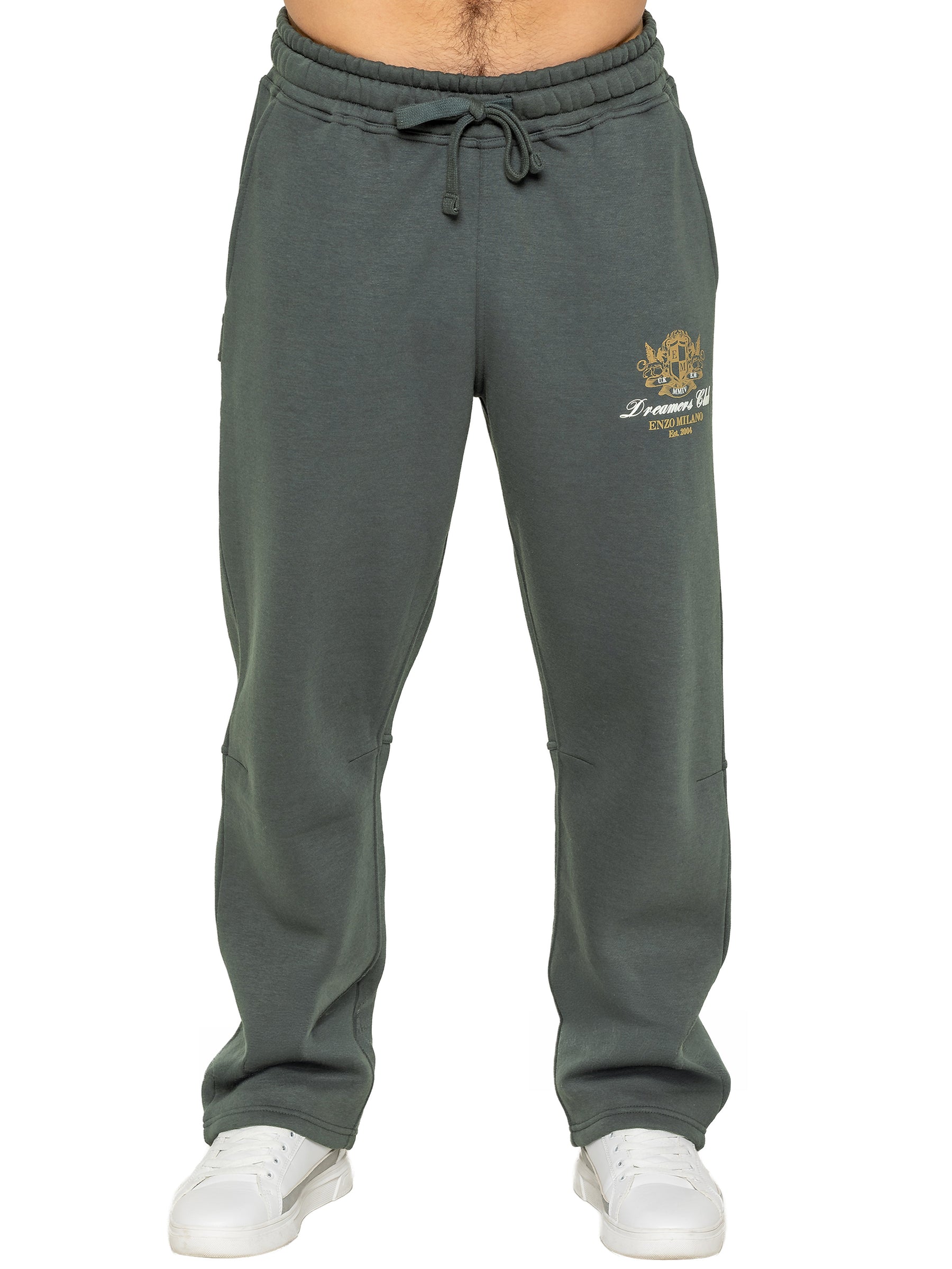Enzo Milano | Mens Printed Motif Joggers