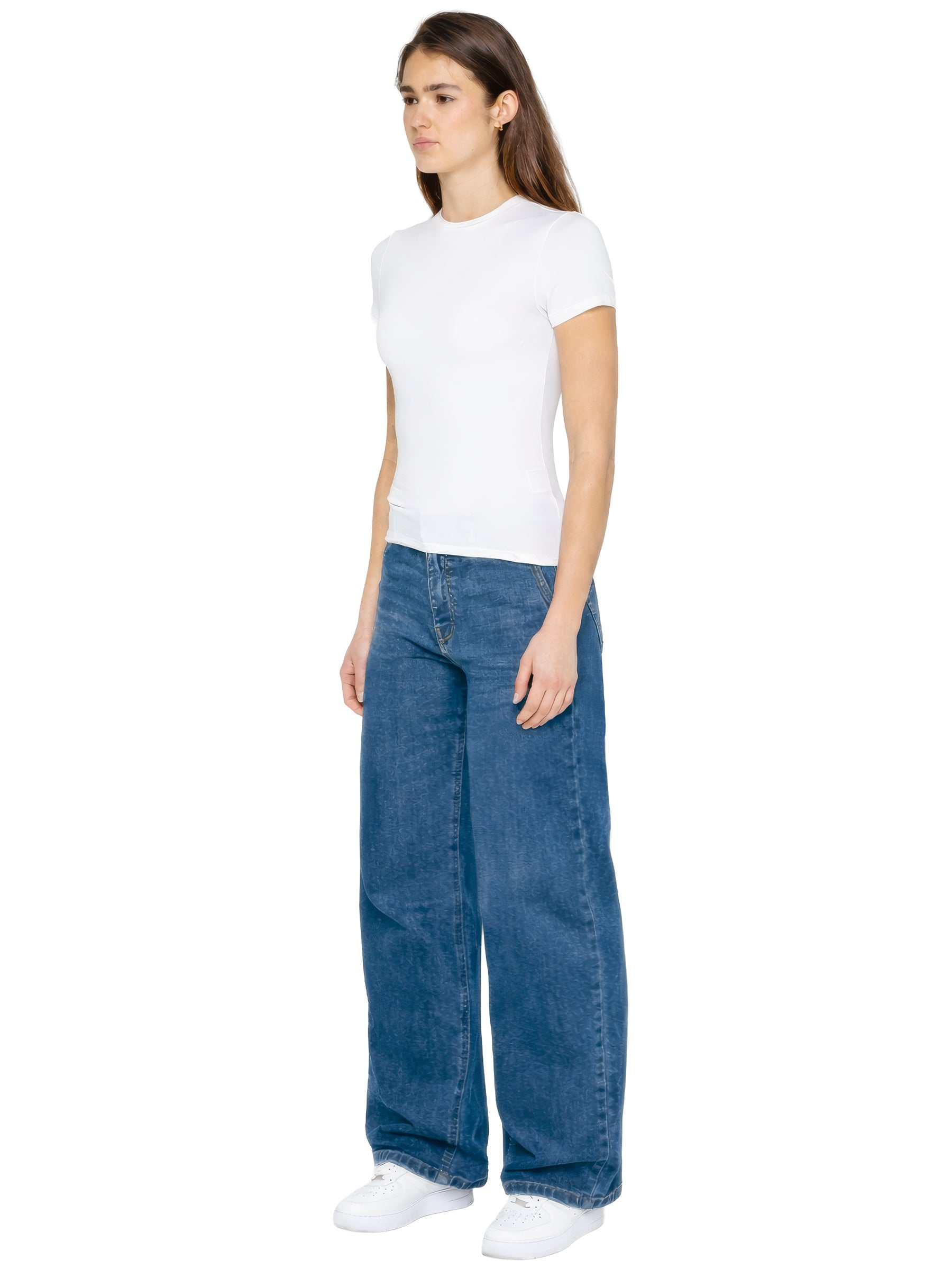 Enzo | Womens Baggy Jeans