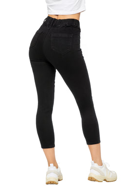 Enzo | Womens Cropped Capri Jeans