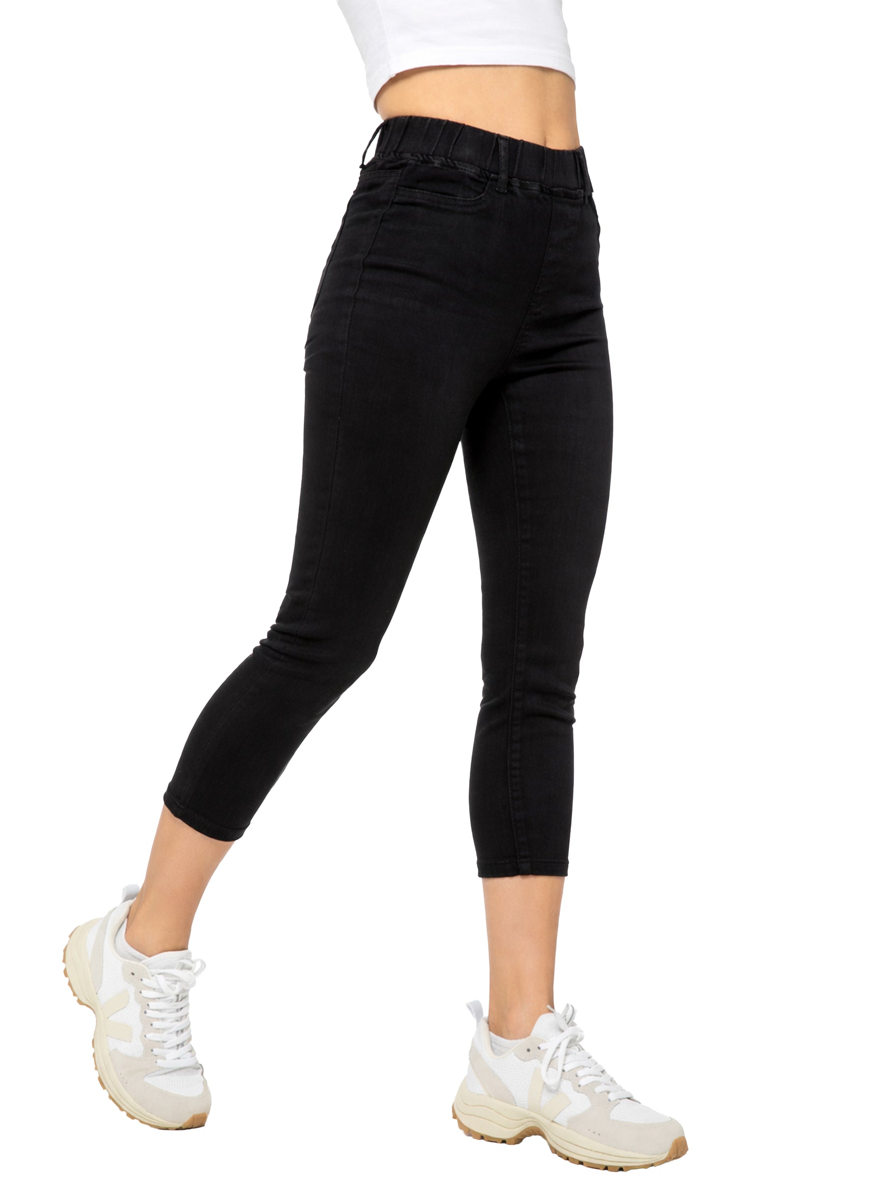 Enzo | Womens Cropped Capri Jeans