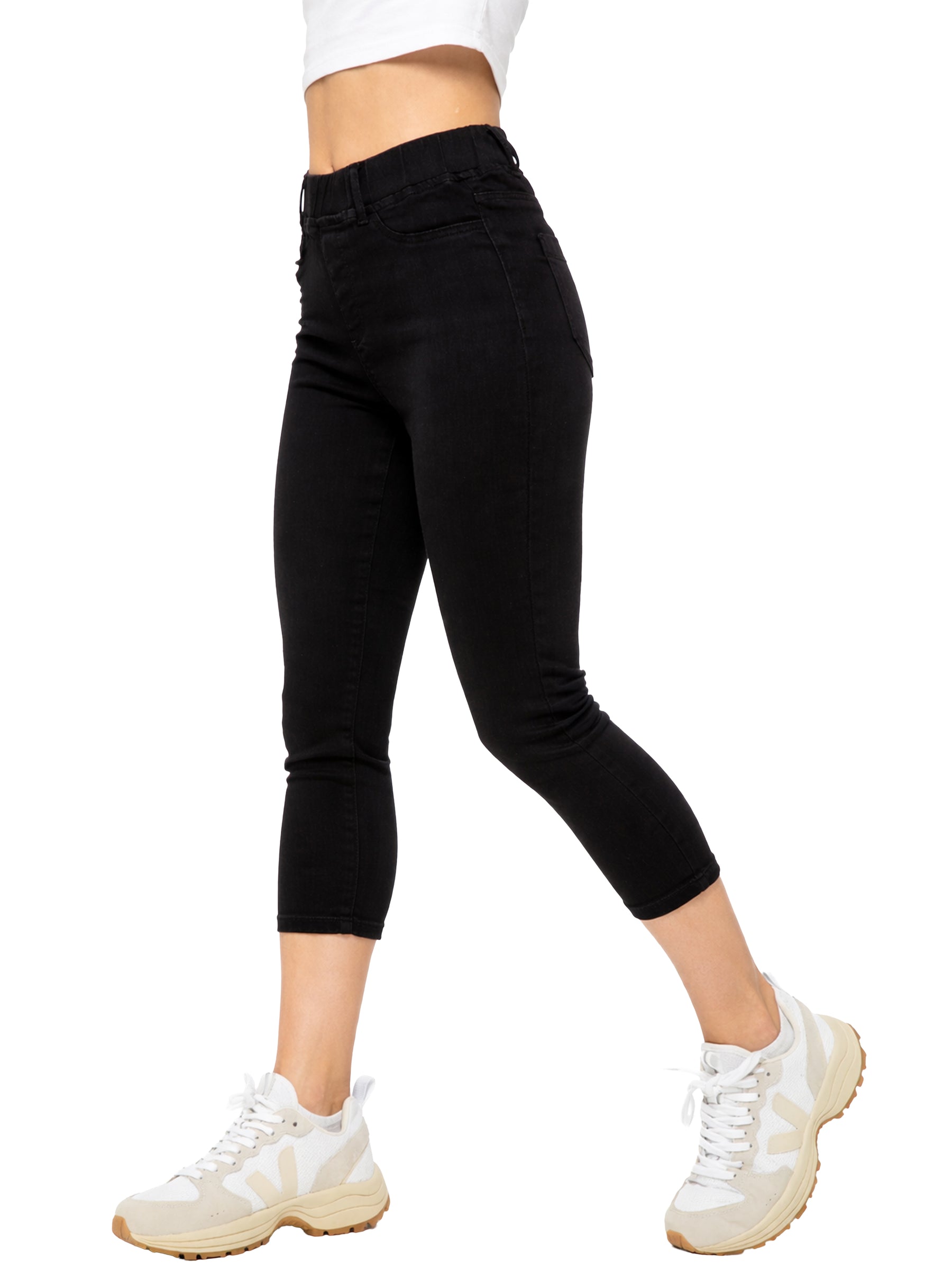 Enzo | Womens Cropped Capri Jeans