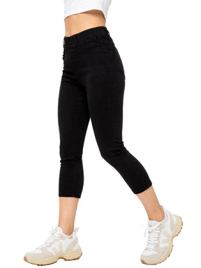 Enzo | Womens Cropped Capri Jeans