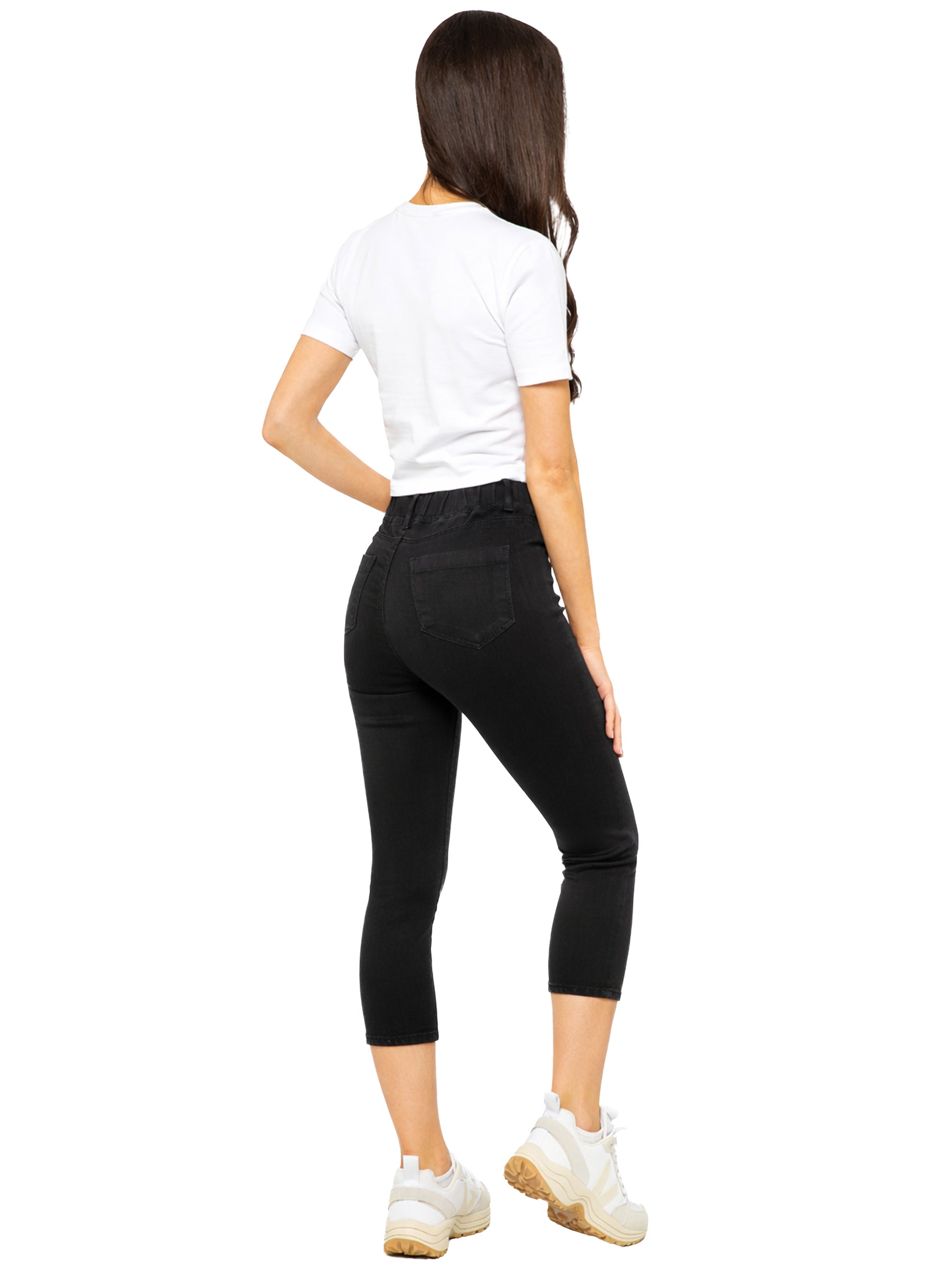 Enzo | Womens Cropped Capri Jeans