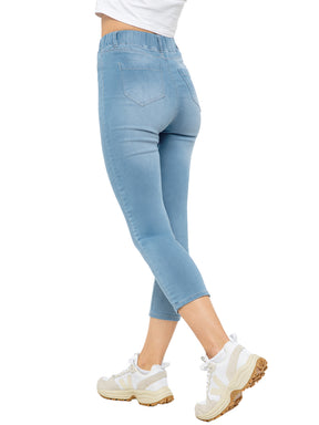 Enzo | Womens Cropped Capri Jeans