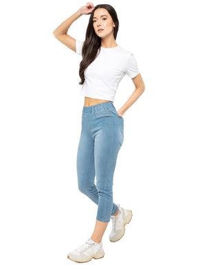 Enzo | Womens Cropped Capri Jeans