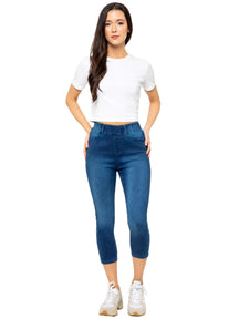 Enzo | Womens Cropped Capri Jeans