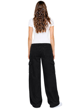 Enzo | Womens Cargo Baggy Trousers