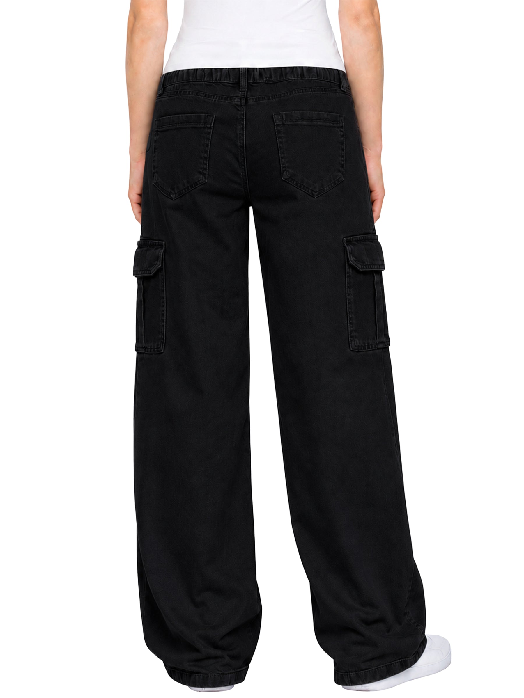 Enzo | Womens Cargo Baggy Trousers